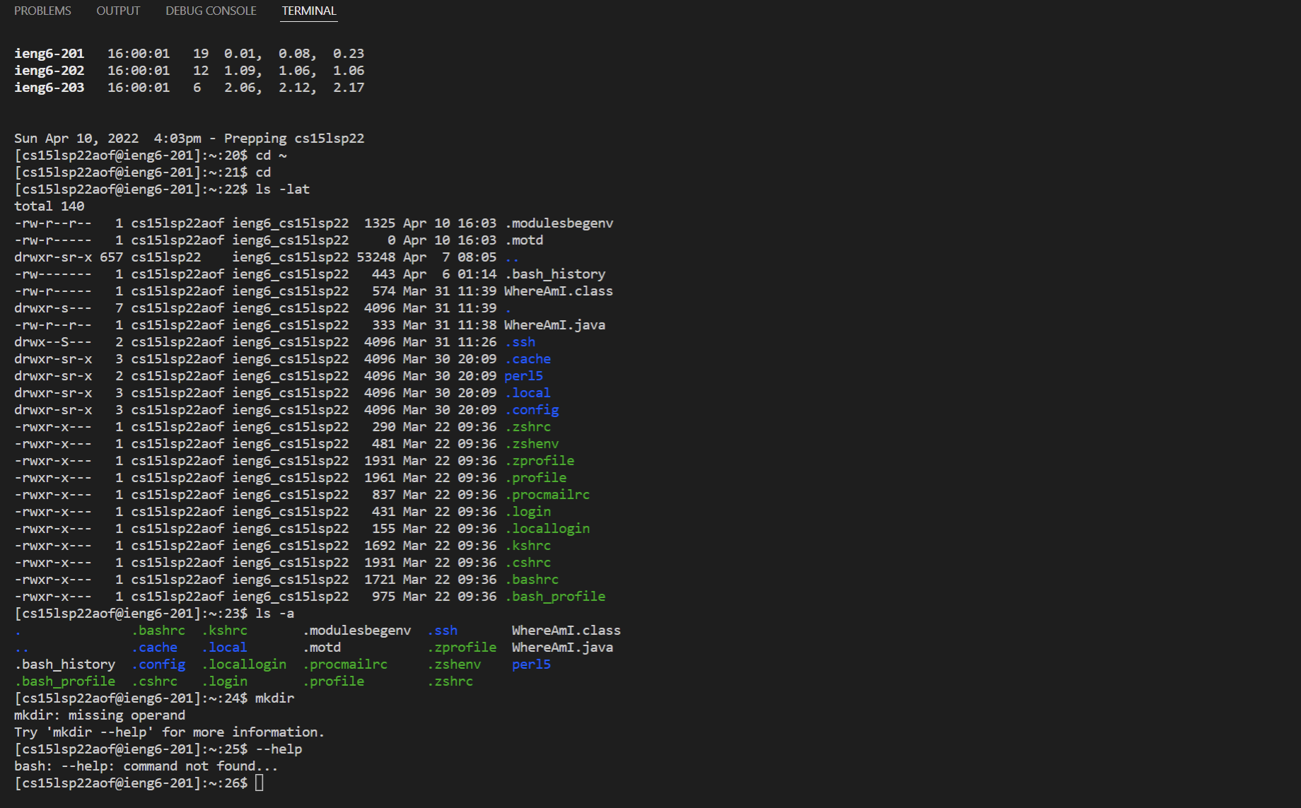 Week 1 and 2 Lab Report | cse15l-lab-reports